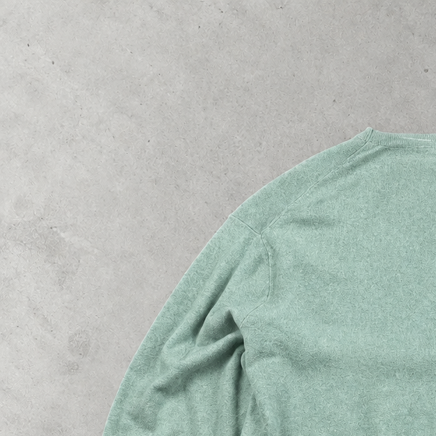 Ralph Lauren Sweater Mintgrün Rare (L) Stitched Logo