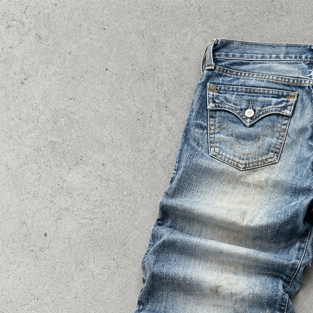 True Religion Baggy Jeans Light Blue Limited (M)
