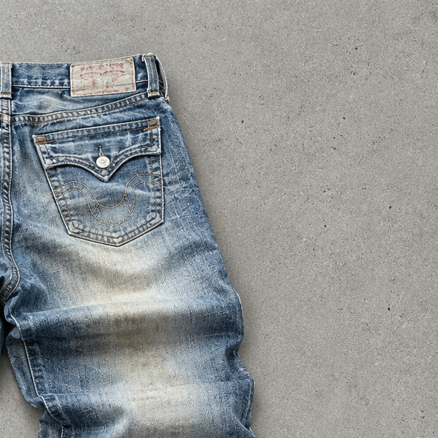 True Religion Baggy Jeans Light Blue Limited (M)