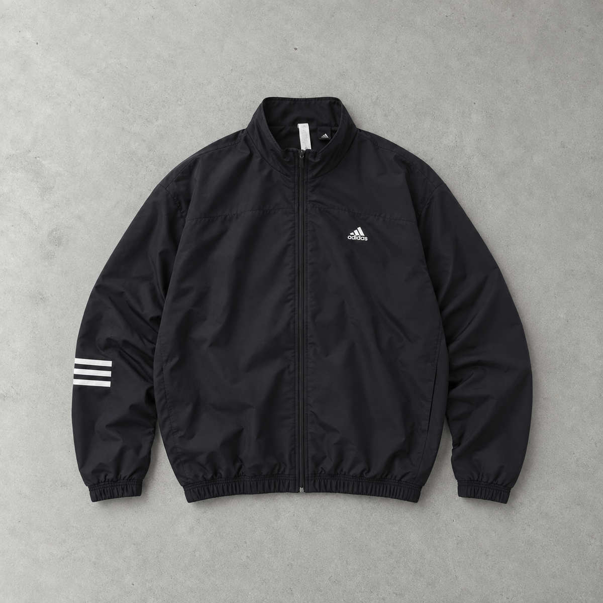 Adidas Windbreaker Black / White Rare (L)