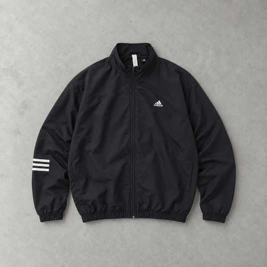 Adidas Windbreaker Black / White Rare (L)