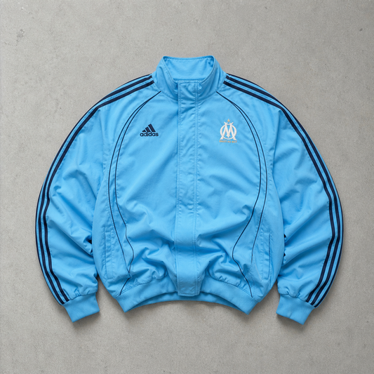 Adidas Windbreaker Türkis, Hellblau Rare (XL) Stitched Logo