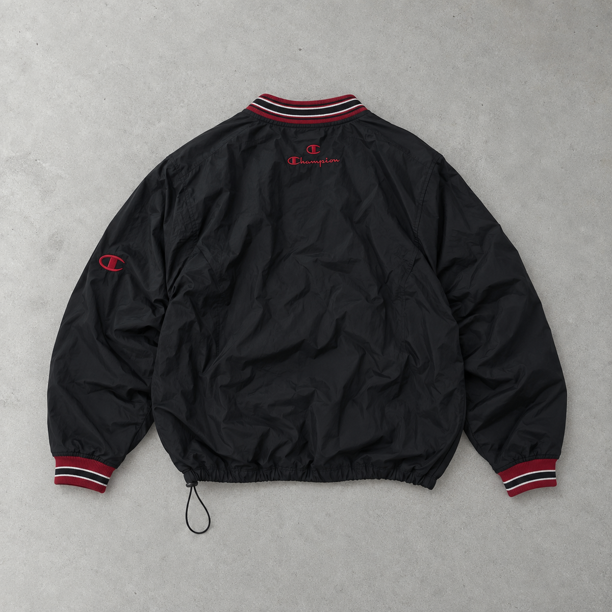 Champion Windbreaker Schwarz, Rot Rare (S)