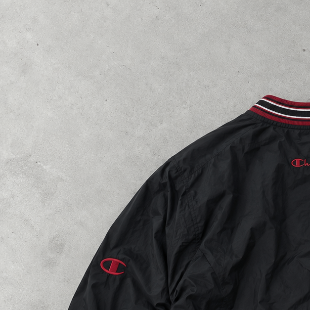 Champion Windbreaker Schwarz, Rot Rare (S)
