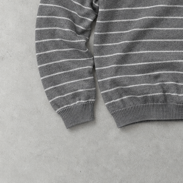 Polo Ralph Lauren Sweater Grau, Weiß Rare (XXL) Stitched Logo