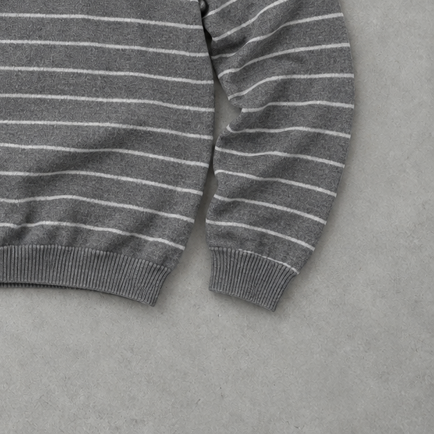 Polo Ralph Lauren Sweater Grau, Weiß Rare (XXL) Stitched Logo