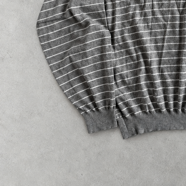Polo Ralph Lauren Sweater Grau, Weiß Rare (XXL) Stitched Logo