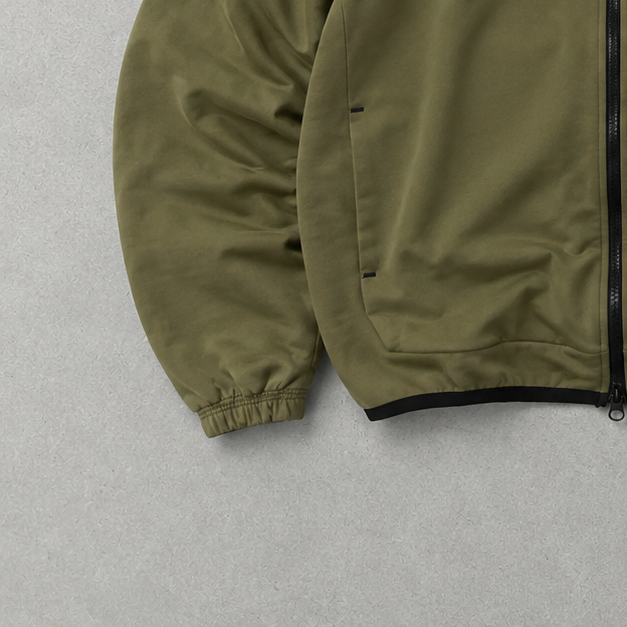 Nike Tech Fleece Jacke Khaki Selten (Größe M)
