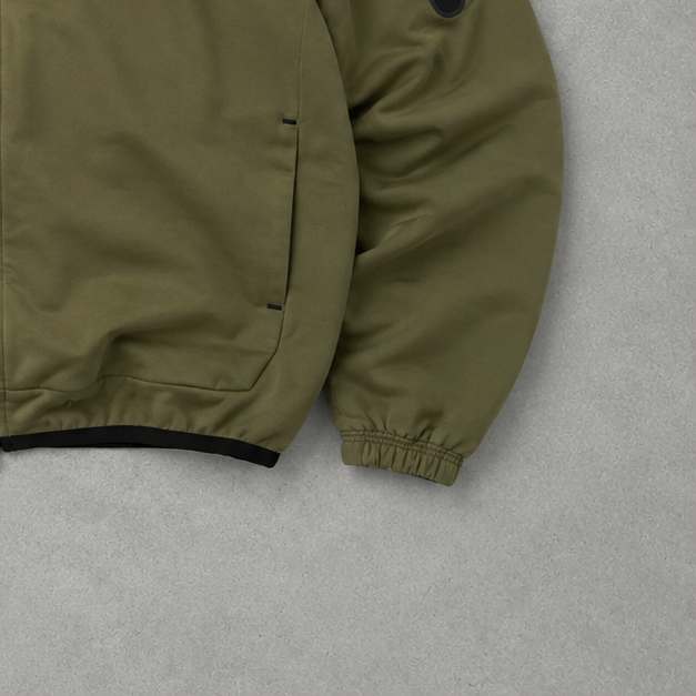 Nike Tech Fleece Jacke Khaki Selten (Größe M)
