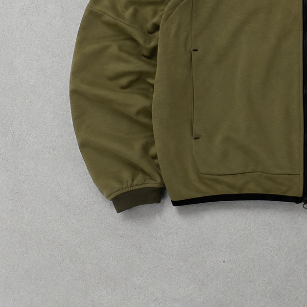 Nike Tech Fleece Jacke Khaki Selten (Größe M)