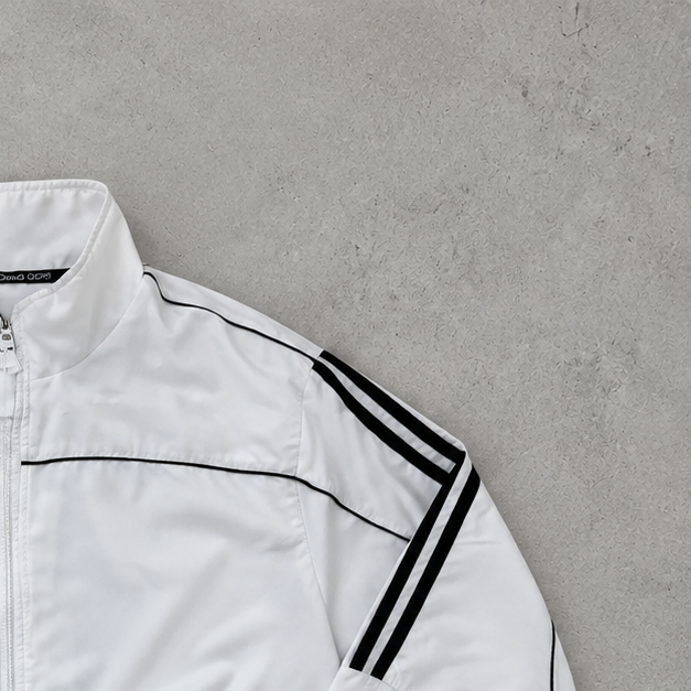 Coupe-vent Adidas Blanc / Noir Rare (XL)