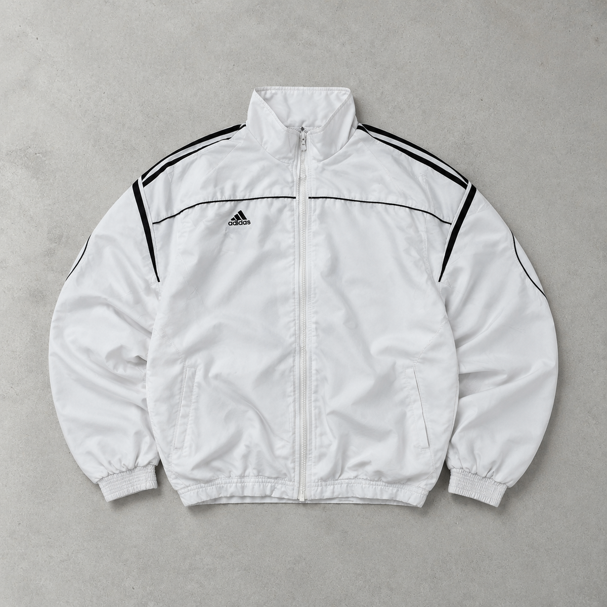 Coupe-vent Adidas Blanc / Noir Rare (XL)