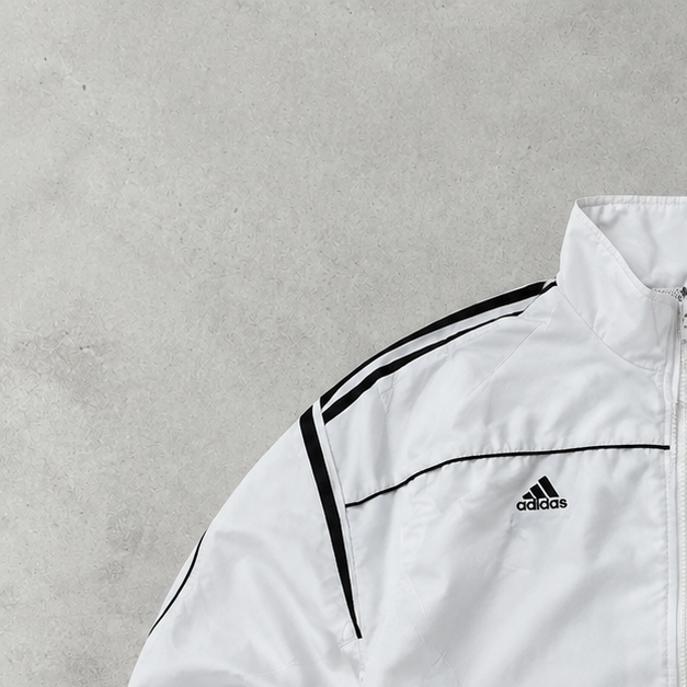 Coupe-vent Adidas Blanc / Noir Rare (XL)