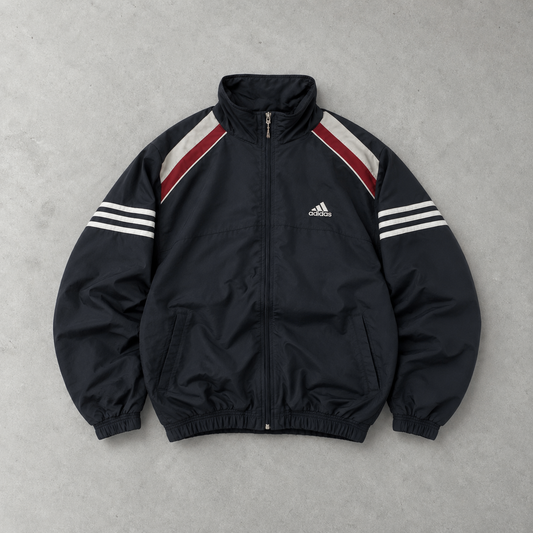 2000 Adidas Jacke Schwarz / Rot limitiert (XXL)