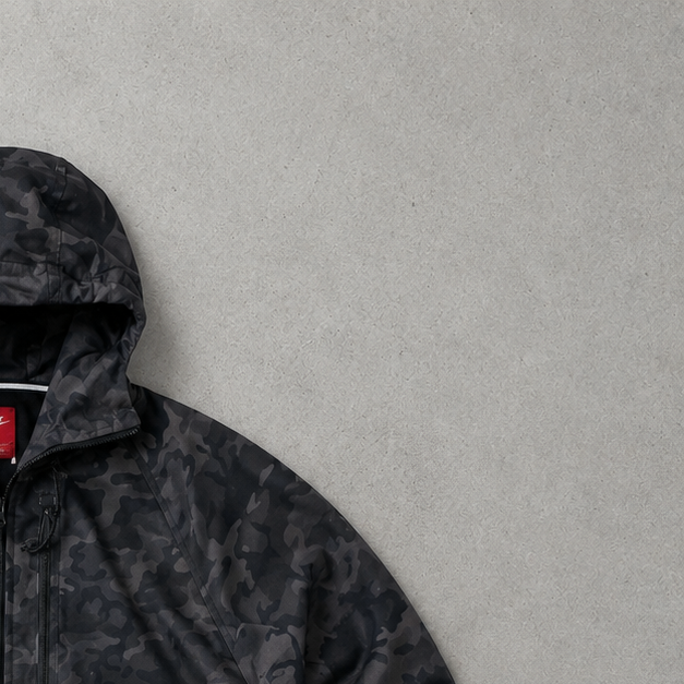 Y2K Nike Tech Fleece Jacke Khaki Limited (Größe M)
