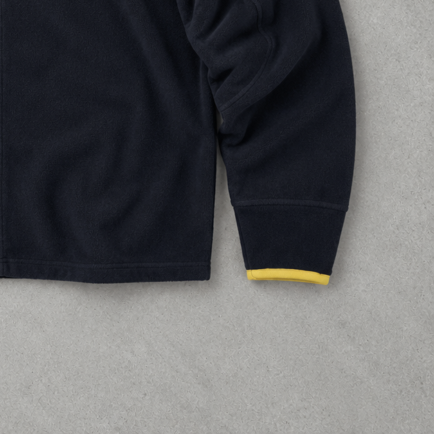 Nike Fleece Jacket Schwarz, Gelb Rare Stitched Logo (S)
