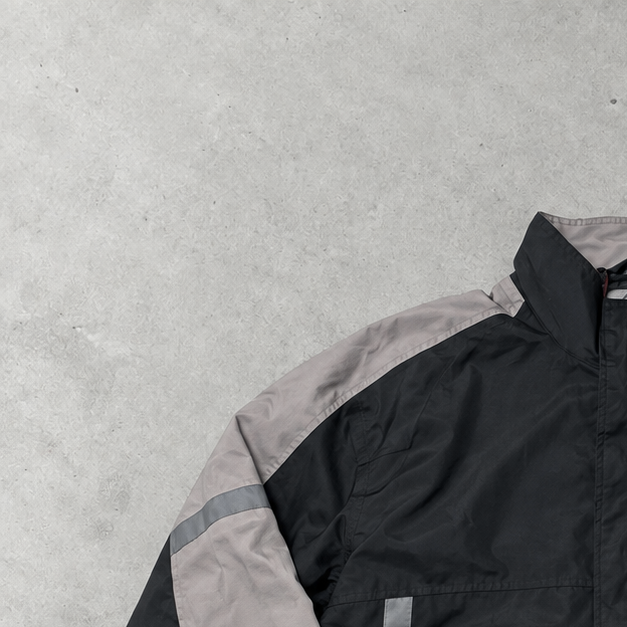 Y2K Nike Windbreaker Schwarz Rare (XL)