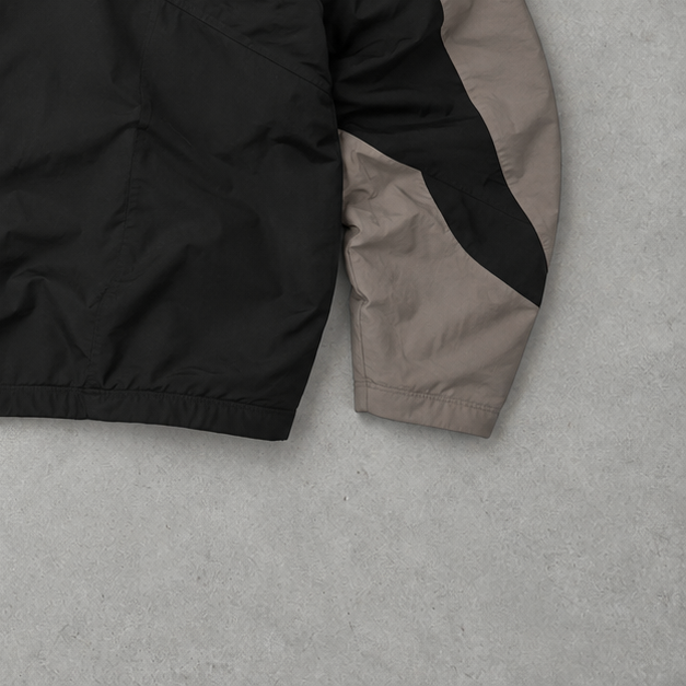 Y2K Nike Windbreaker Schwarz Rare (XL)