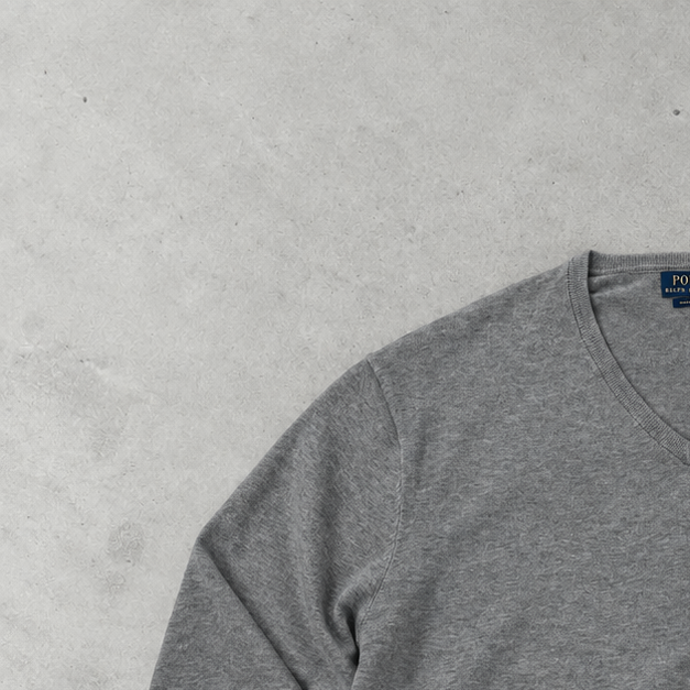 Polo Ralph Lauren V-Neck Sweater Grau Rare (XXL)
