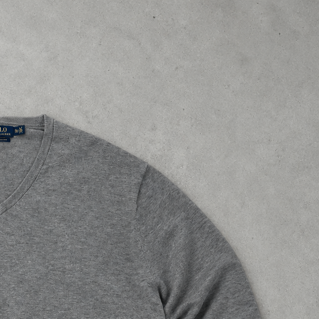 Polo Ralph Lauren V-Neck Sweater Grau Rare (XXL)