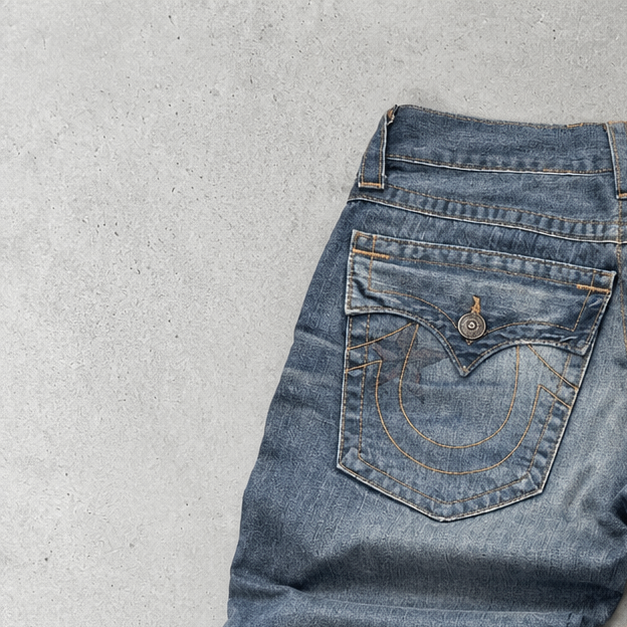 Y2K True Religion Jeans Blue Rare (XS)