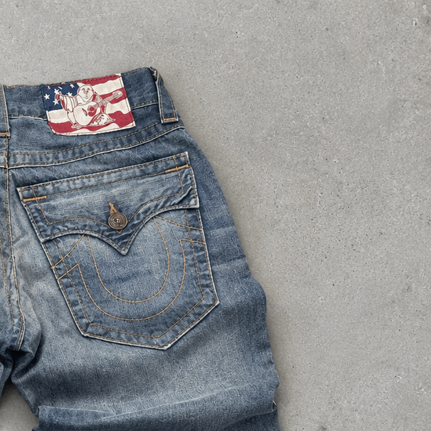 Y2K True Religion Jeans Blue Rare (XS)
