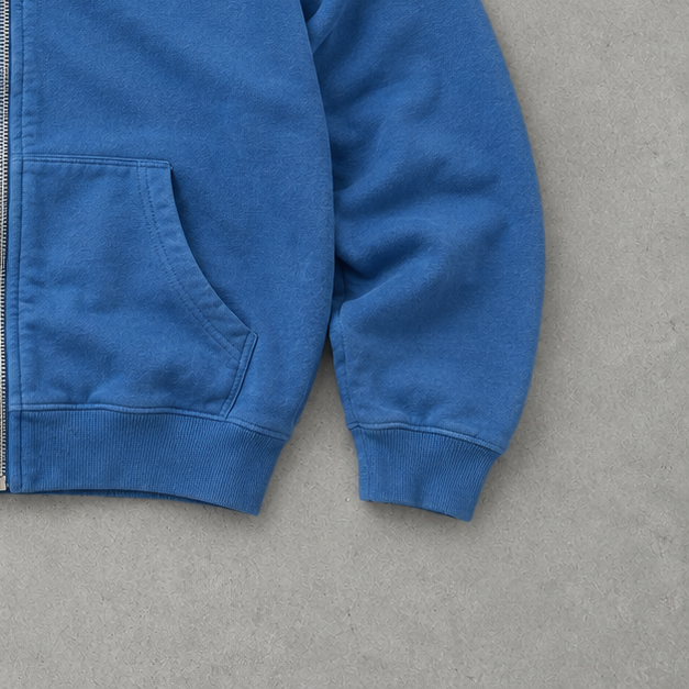 Polo Ralph Lauren Hoodie Blau Rare (L) Stitched Logo