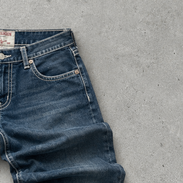 True Religion Bootcut Jeans Blue Rare (XL)