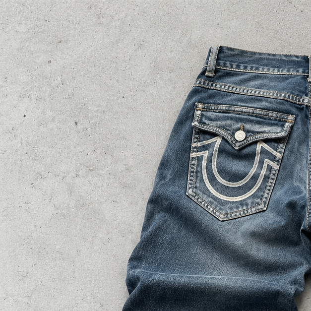 True Religion Bootcut Jeans Blue Rare (XL)