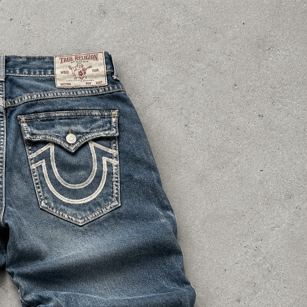 True Religion Bootcut Jeans Blue Rare (XL)