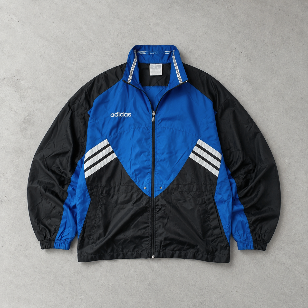Veste de pluie Adidas Bleu / Noir Édition limitée (XL)