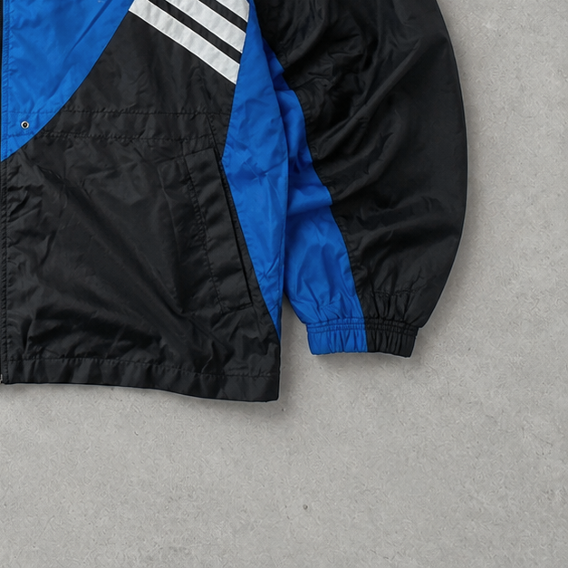 Veste de pluie Adidas Bleu / Noir Édition limitée (XL)