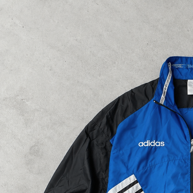 Veste de pluie Adidas Bleu / Noir Édition limitée (XL)