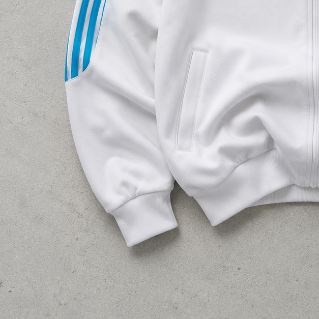 Adidas Vest Weiß, Hellblau Limited (XL) Stitched Logo