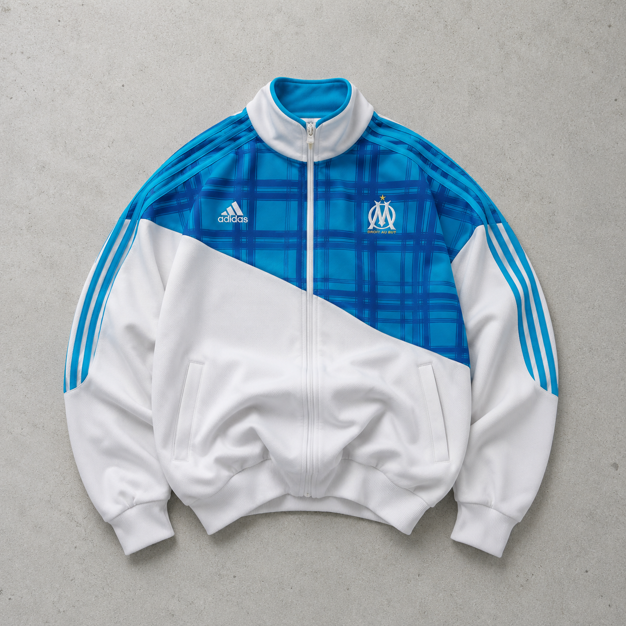 Adidas Vest Weiß, Hellblau Limited (XL) Stitched Logo
