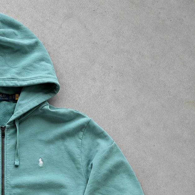 Polo Ralph Lauren Hoodie Türkis, Grün Rare (XXL)
