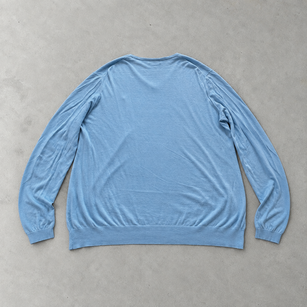 Polo Ralph Lauren Sweater Hellblau Rare (XXL) Stitched Logo