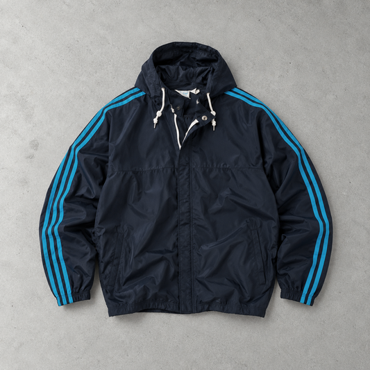 1990 adidas Jacket Blau, Marineblau Limited (M)