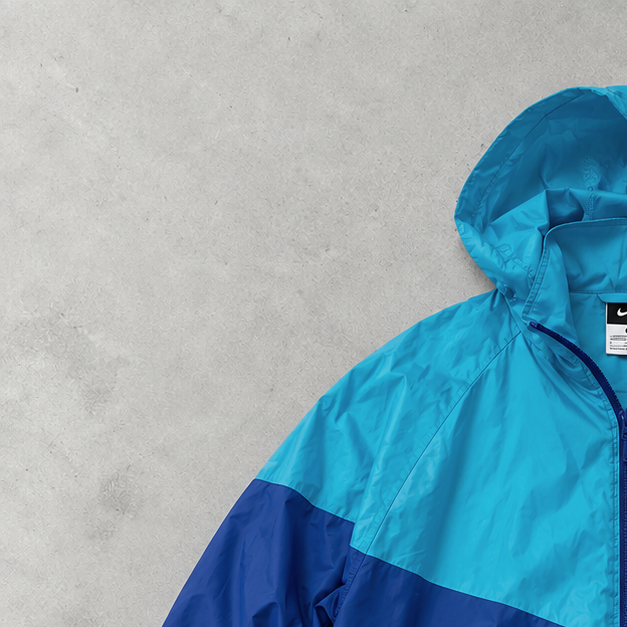 Nike Jacket Blau, Türkis Rare Stitched Logo (L)