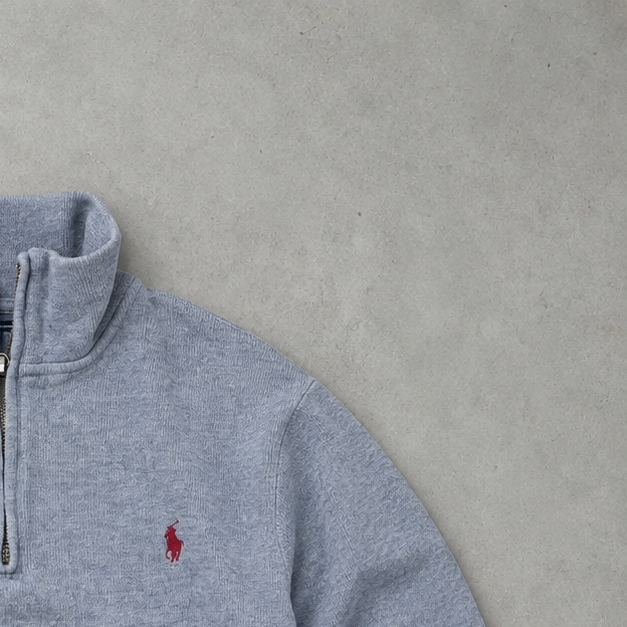 Ralph Lauren Sweater Blau Limited (S) Stitched Logo