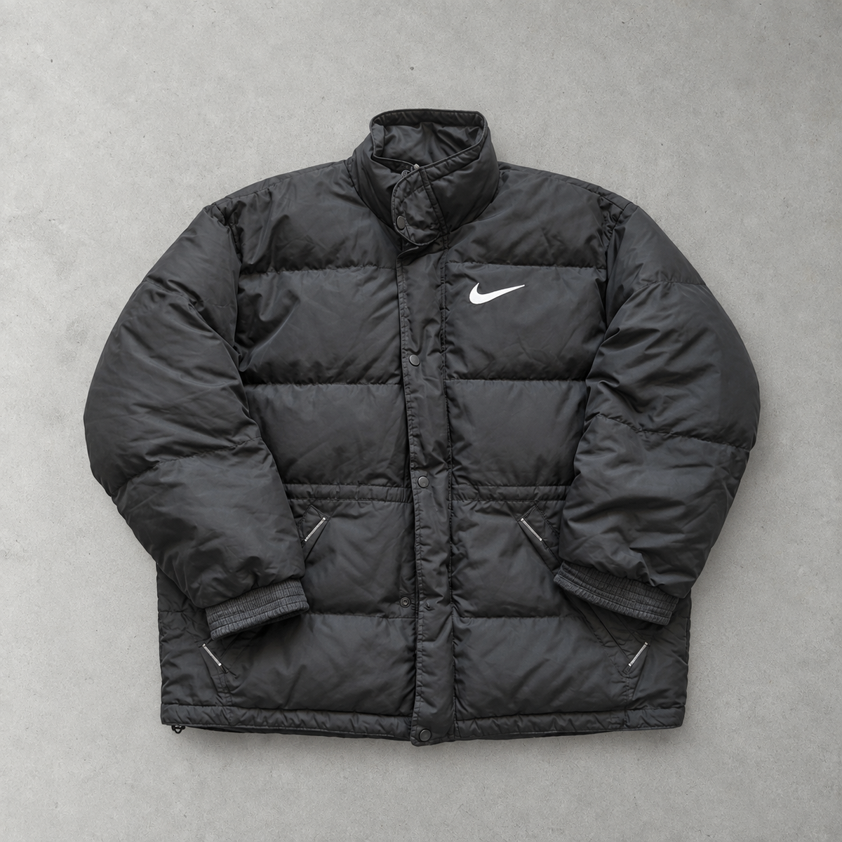 NBA 2000 Nike Daunenjacke Schwarz Limited (XXL) gesticktes Logo