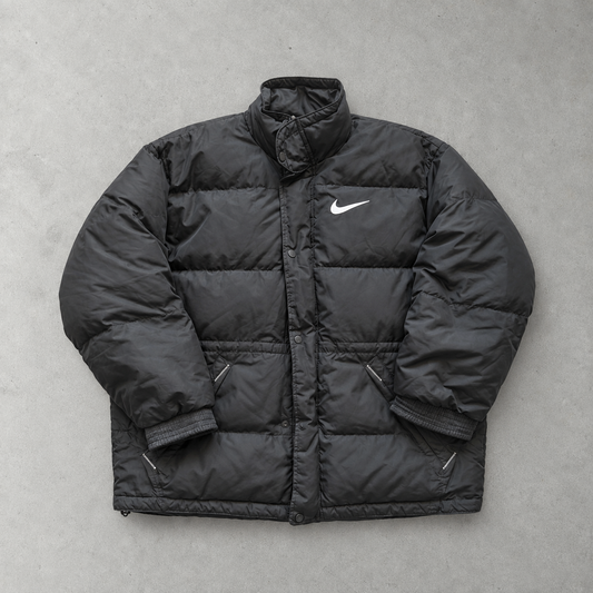 NBA 2000 Nike Daunenjacke Schwarz Limited (XXL) gesticktes Logo