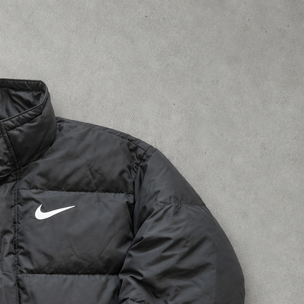 NBA 2000 Nike Daunenjacke Schwarz Limited (XXL) gesticktes Logo