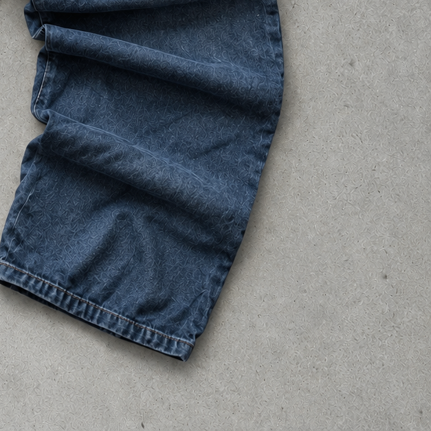 Y2K Armani Jeans Straight Leg Jeans Navy Rare (L)