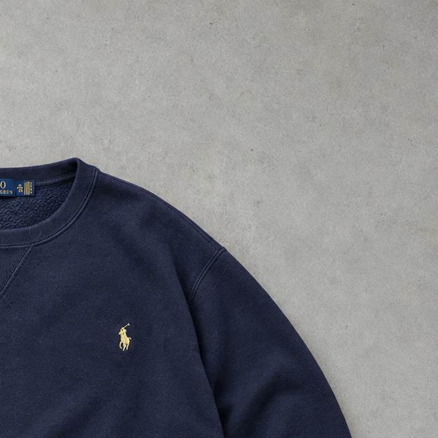 Ralph Lauren Sweater Marineblau Rare (XXL)