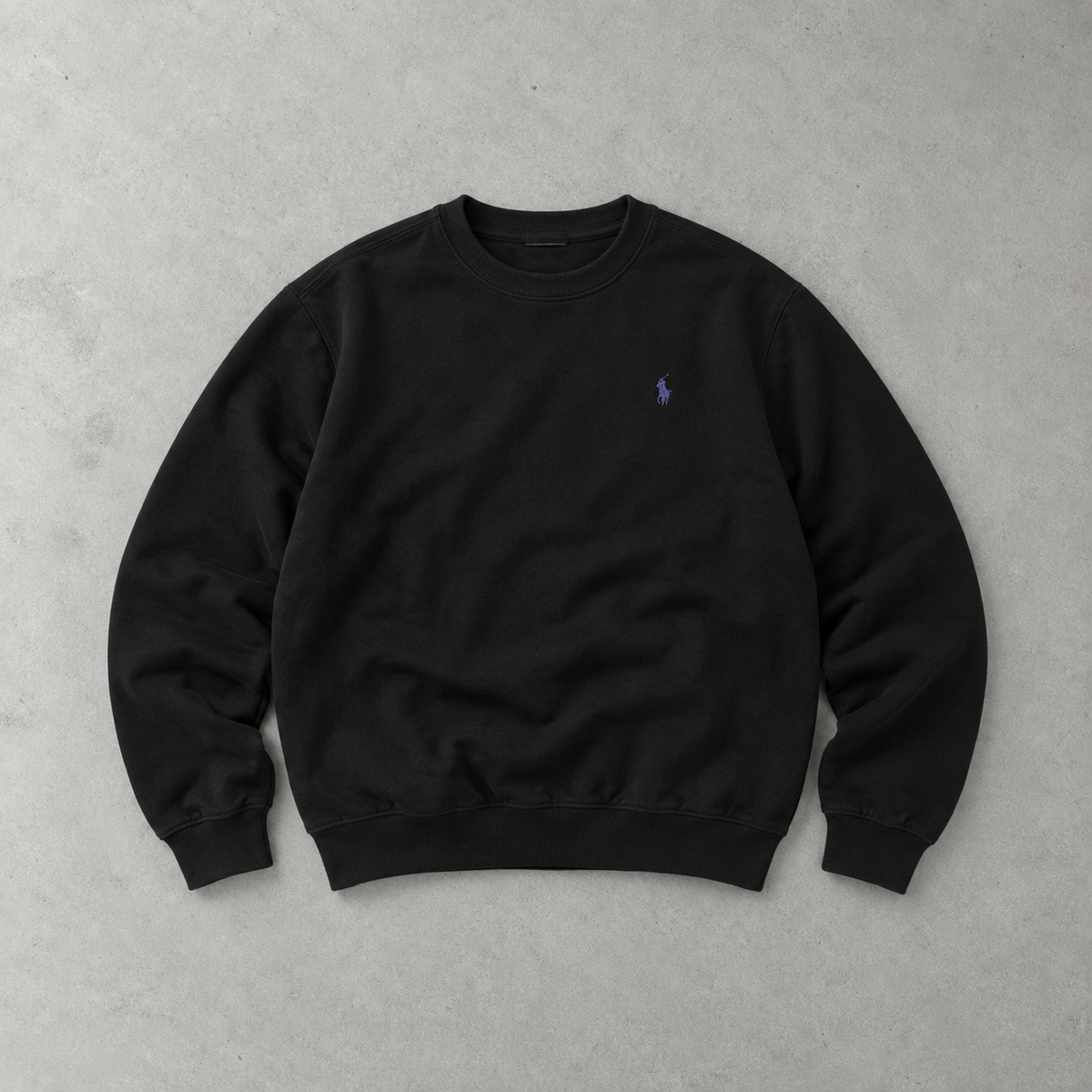 Y2K Ralph Lauren Sweater Schwarz Rare (L)