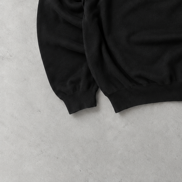 Y2K Ralph Lauren Sweater Schwarz Rare (L)