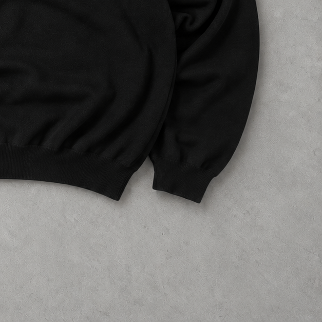 Y2K Ralph Lauren Sweater Schwarz Rare (L)