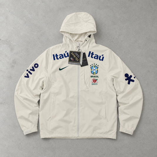 Brasilien Nike Gore-Tex Jacket Weiß, Beige Limited (S)