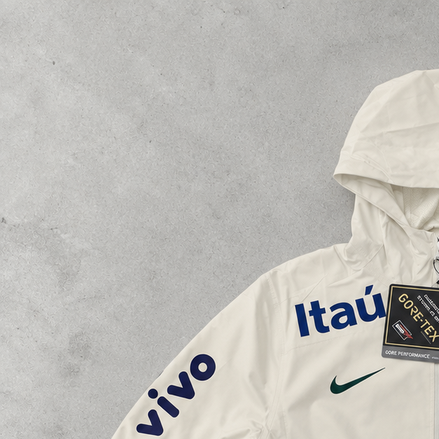 Brasilien Nike Gore-Tex Jacket Weiß, Beige Limited (S)